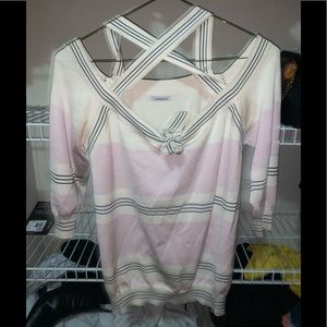 Off the shoulder sweater